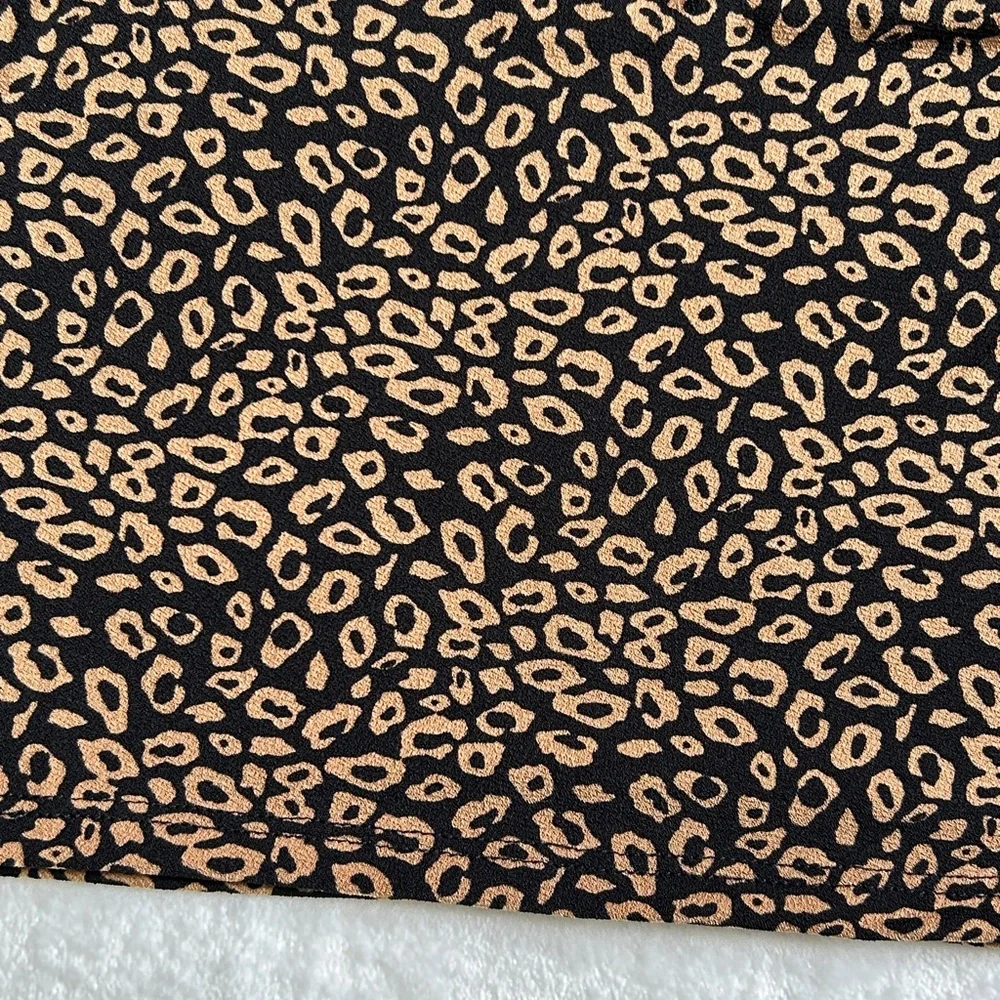 ADRIANNA PAPELL Animal Print Women’s‎ Blouse - Picture 6 of 11